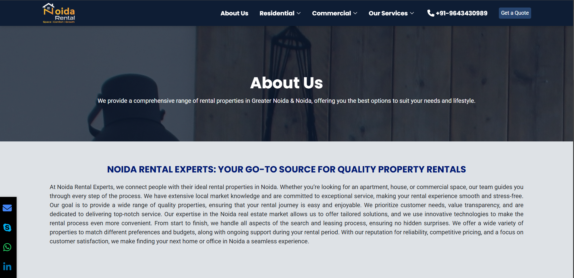 Noida Rental – Rental, Leasing & Property Management Platform by World Web Robotics