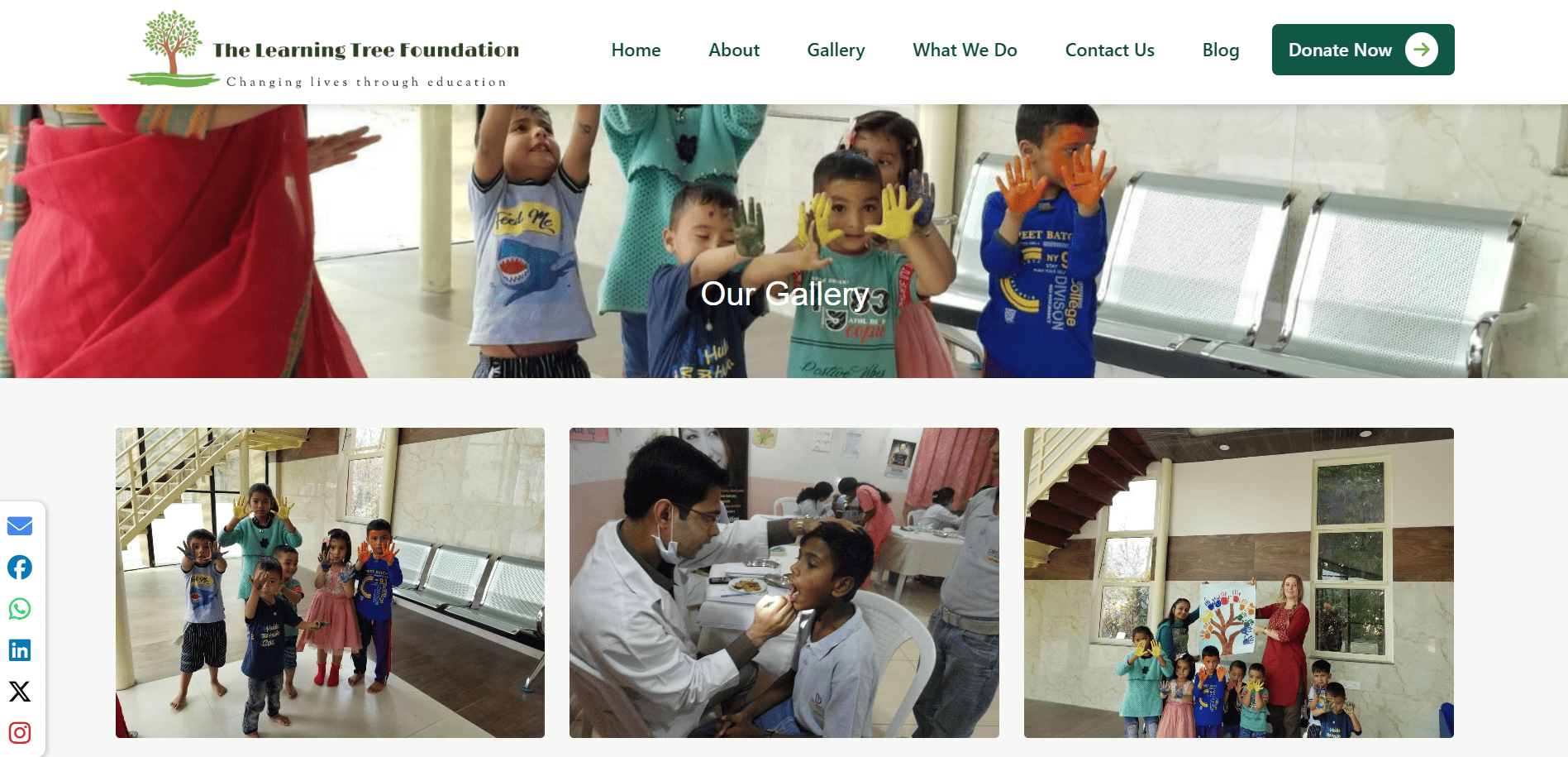 The Learning Tree Foundation – Education & Charity Initiative by World Web Robotics